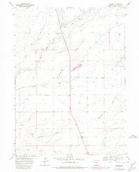 Farson Wyoming Historical topographic map, 1:24000 scale, 7.5 X 7.5 Minute, Year 1968