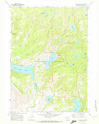 Fayette Lake Wyoming Historical topographic map, 1:24000 scale, 7.5 X 7.5 Minute, Year 1968