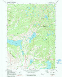 Fayette Lake Wyoming Historical topographic map, 1:24000 scale, 7.5 X 7.5 Minute, Year 1968