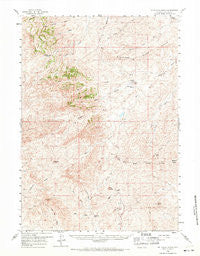 Fifty-Five Ranch Wyoming Historical topographic map, 1:62500 scale, 15 X 15 Minute, Year 1959