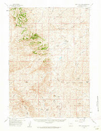 Fifty-Five Ranch Wyoming Historical topographic map, 1:62500 scale, 15 X 15 Minute, Year 1959