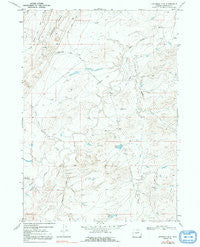 Fiftymile Flat Wyoming Historical topographic map, 1:24000 scale, 7.5 X 7.5 Minute, Year 1968
