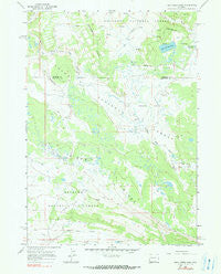 Fish Creek Park Wyoming Historical topographic map, 1:24000 scale, 7.5 X 7.5 Minute, Year 1967
