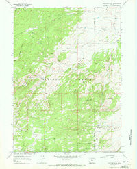 Fletcher Park Wyoming Historical topographic map, 1:24000 scale, 7.5 X 7.5 Minute, Year 1968