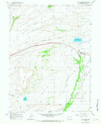 Fort Bridger Wyoming Historical topographic map, 1:24000 scale, 7.5 X 7.5 Minute, Year 1964