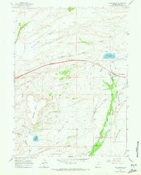 Fort Bridger Wyoming Historical topographic map, 1:24000 scale, 7.5 X 7.5 Minute, Year 1964