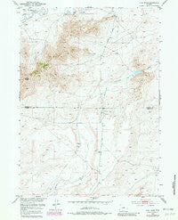 Fort Ridge Wyoming Historical topographic map, 1:24000 scale, 7.5 X 7.5 Minute, Year 1951