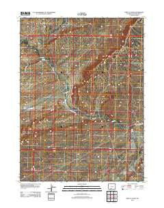 Fort La Clede Wyoming Historical topographic map, 1:24000 scale, 7.5 X 7.5 Minute, Year 2012