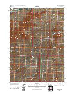 Fort Ridge Wyoming Historical topographic map, 1:24000 scale, 7.5 X 7.5 Minute, Year 2012