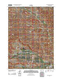 Fort Washakie Wyoming Historical topographic map, 1:24000 scale, 7.5 X 7.5 Minute, Year 2012