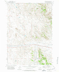 Fortin Draw Wyoming Historical topographic map, 1:24000 scale, 7.5 X 7.5 Minute, Year 1971