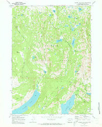Fremont Lake North Wyoming Historical topographic map, 1:24000 scale, 7.5 X 7.5 Minute, Year 1968