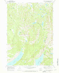 Fremont Lake North Wyoming Historical topographic map, 1:24000 scale, 7.5 X 7.5 Minute, Year 1968