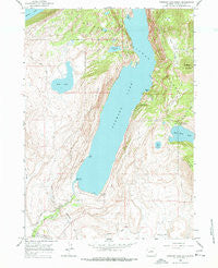 Fremont Lake South Wyoming Historical topographic map, 1:24000 scale, 7.5 X 7.5 Minute, Year 1964