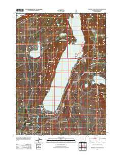 Fremont Lake South Wyoming Historical topographic map, 1:24000 scale, 7.5 X 7.5 Minute, Year 2012