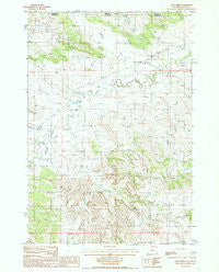 Gaff Creek Wyoming Historical topographic map, 1:24000 scale, 7.5 X 7.5 Minute, Year 1984
