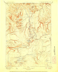 Gallatin Wyoming Historical topographic map, 1:125000 scale, 30 X 30 Minute, Year 1908