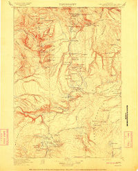 Gallatin Wyoming Historical topographic map, 1:125000 scale, 30 X 30 Minute, Year 1911