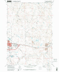 Gillette East Wyoming Historical topographic map, 1:24000 scale, 7.5 X 7.5 Minute, Year 1971