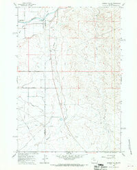 Gilmore Hill NE Wyoming Historical topographic map, 1:24000 scale, 7.5 X 7.5 Minute, Year 1966
