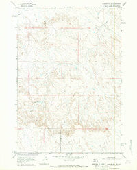 Gilmore Hill SE Wyoming Historical topographic map, 1:24000 scale, 7.5 X 7.5 Minute, Year 1966