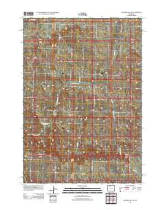 Gilmore Hill SE Wyoming Historical topographic map, 1:24000 scale, 7.5 X 7.5 Minute, Year 2012