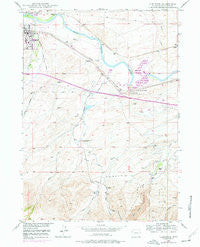 Glenrock Wyoming Historical topographic map, 1:24000 scale, 7.5 X 7.5 Minute, Year 1949