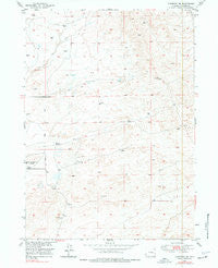 Glenrock Wyoming Historical topographic map, 1:24000 scale, 7.5 X 7.5 Minute, Year 1949