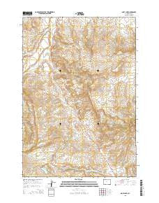Goff Lake Wyoming Current topographic map, 1:24000 scale, 7.5 X 7.5 Minute, Year 2015