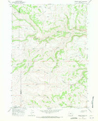 Gordon Creek Wyoming Historical topographic map, 1:24000 scale, 7.5 X 7.5 Minute, Year 1967