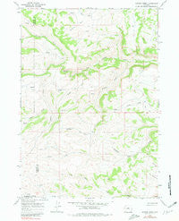 Gordon Creek Wyoming Historical topographic map, 1:24000 scale, 7.5 X 7.5 Minute, Year 1967