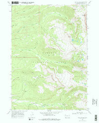 Granite Basin Wyoming Historical topographic map, 1:24000 scale, 7.5 X 7.5 Minute, Year 1968