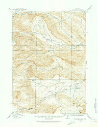 Grass Creek Basin Wyoming Historical topographic map, 1:62500 scale, 15 X 15 Minute, Year 1913