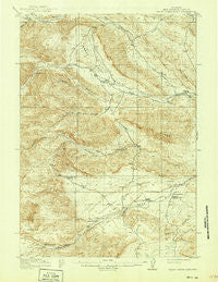Grass Creek Basin Wyoming Historical topographic map, 1:62500 scale, 15 X 15 Minute, Year 1915