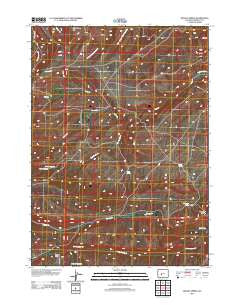 Gravel Spring Wyoming Historical topographic map, 1:24000 scale, 7.5 X 7.5 Minute, Year 2012