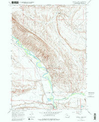 Greybull North Wyoming Historical topographic map, 1:24000 scale, 7.5 X 7.5 Minute, Year 1966