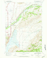 Gros Ventre Junction Wyoming Historical topographic map, 1:24000 scale, 7.5 X 7.5 Minute, Year 1968