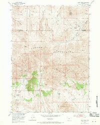 Guffy Peak Wyoming Historical topographic map, 1:24000 scale, 7.5 X 7.5 Minute, Year 1952
