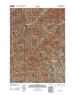Gumbo Hill Wyoming Historical topographic map, 1:24000 scale, 7.5 X 7.5 Minute, Year 2012