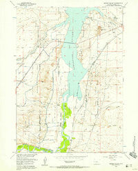 Hidden Valley Wyoming Historical topographic map, 1:24000 scale, 7.5 X 7.5 Minute, Year 1957