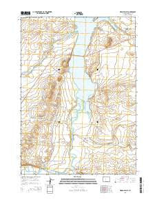 Hidden Valley Wyoming Current topographic map, 1:24000 scale, 7.5 X 7.5 Minute, Year 2015