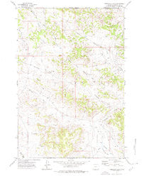 Homestead Draw Wyoming Historical topographic map, 1:24000 scale, 7.5 X 7.5 Minute, Year 1971