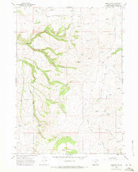 Horse Butte Wyoming Historical topographic map, 1:24000 scale, 7.5 X 7.5 Minute, Year 1967