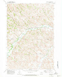 Horse Hill Wyoming Historical topographic map, 1:24000 scale, 7.5 X 7.5 Minute, Year 1970