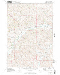Horse Hill Wyoming Historical topographic map, 1:24000 scale, 7.5 X 7.5 Minute, Year 1970