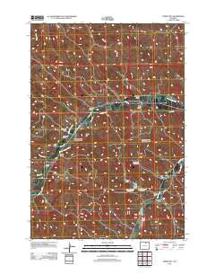 Horse Hill Wyoming Historical topographic map, 1:24000 scale, 7.5 X 7.5 Minute, Year 2012