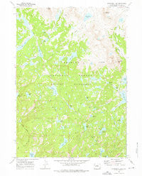 Horseshoe Lake Wyoming Historical topographic map, 1:24000 scale, 7.5 X 7.5 Minute, Year 1968