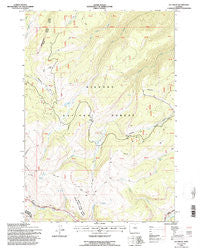 Ice Creek Wyoming Historical topographic map, 1:24000 scale, 7.5 X 7.5 Minute, Year 1993