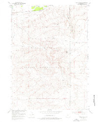 Indian Butte Wyoming Historical topographic map, 1:24000 scale, 7.5 X 7.5 Minute, Year 1951