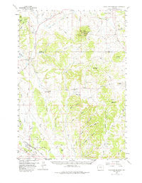 Inyan Kara Mountain Wyoming Historical topographic map, 1:62500 scale, 15 X 15 Minute, Year 1958